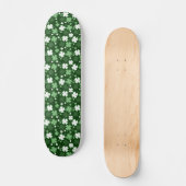 Green Kleeblatt, St. Patrick's Day Skateboard (Vorderseite)