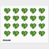 Green Kleeblatt St Patrick's Day Sticker (Blatt)