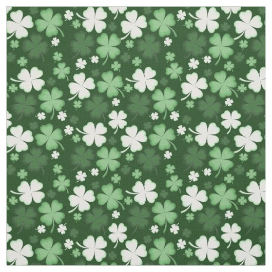 Green Kleeblatt, St. Patrick's Day Stoff (Muster)