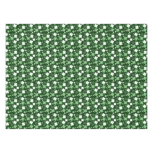 Green Kleeblatt, St. Patrick's Day Tischdecke (Vorderseite (Horizontal))