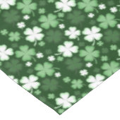 Green Kleeblatt, St. Patrick's Day Tischdecke (Schrägansicht)