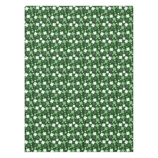 Green Kleeblatt, St. Patrick's Day Tischdecke (Vorderseite)