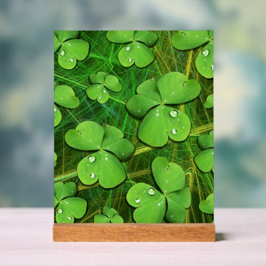 Green Kleeblatt St Patrick's iPhone 5 Case-Mate Acrylschild (Neutral)