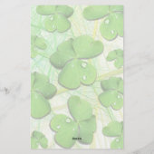 Green Kleeblatt St Patrick's iPhone 5 Case-Mate Briefpapier (Rückseite)