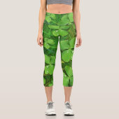 Green Kleeblatt St Patrick's iPhone 5 Case-Mate Capri Leggings (Vorderseite)