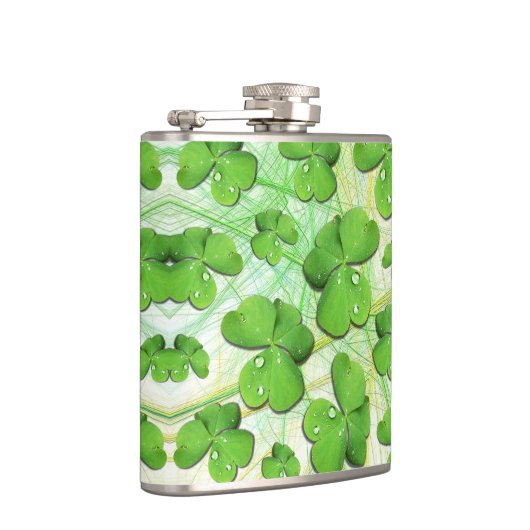 Green Kleeblatt St Patrick's iPhone 5 Case-Mate Flachmann (Rechts)