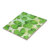 Green Kleeblatt St Patrick's iPhone 5 Case-Mate Fliese (Seite)