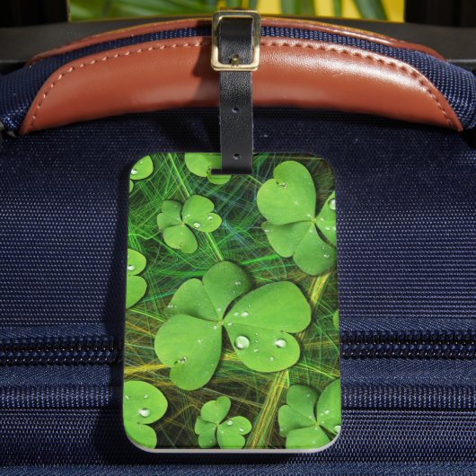 Green Kleeblatt St Patrick's iPhone 5 Case-Mate Gepäckanhänger (Vorderseite Insitu 2)