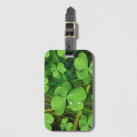 Green Kleeblatt St Patrick's iPhone 5 Case-Mate Gepäckanhänger (Vorderseite Vertikal)