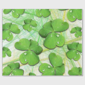 Green Kleeblatt St Patrick's iPhone 5 Case-Mate Geschenkpapier (Flach)