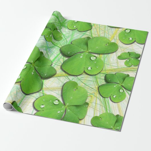 Green Kleeblatt St Patrick's iPhone 5 Case-Mate Geschenkpapier (Ungerollt)