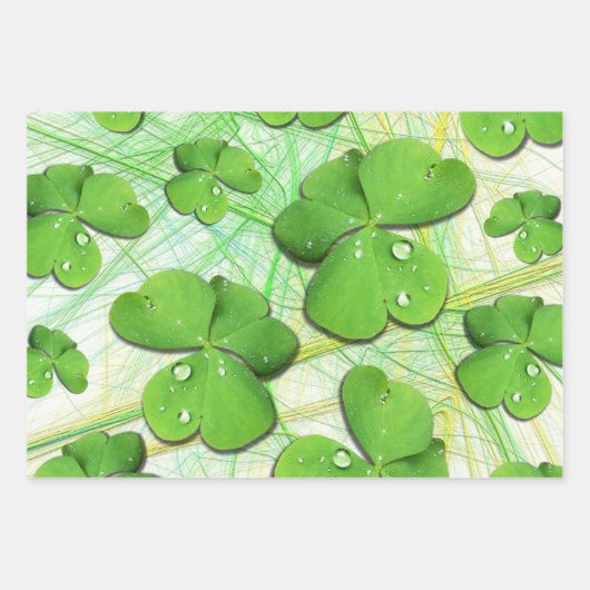 Green Kleeblatt St Patrick's iPhone 5 Case-Mate Geschenkpapier Set (Vorderseite 3)