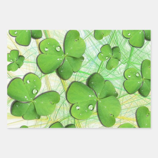 Green Kleeblatt St Patrick's iPhone 5 Case-Mate Geschenkpapier Set (Vorderseite)