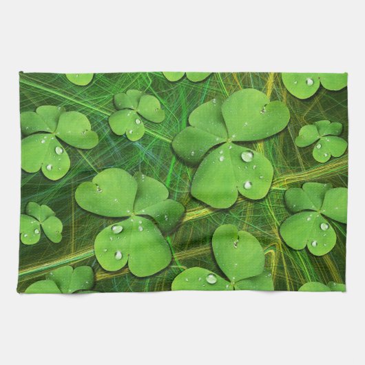 Green Kleeblatt St Patrick's iPhone 5 Case-Mate Geschirrtuch (Horizontal)