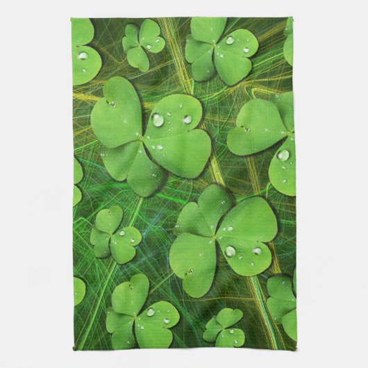 Green Kleeblatt St Patrick's iPhone 5 Case-Mate Geschirrtuch (Vertikal)
