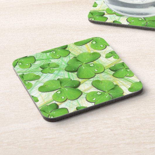 Green Kleeblatt St Patrick's iPhone 5 Case-Mate Getränkeuntersetzer (Linke Seite)