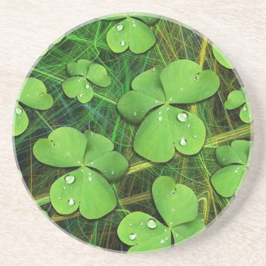 Green Kleeblatt St Patrick's iPhone 5 Case-Mate Getränkeuntersetzer (Vorne)