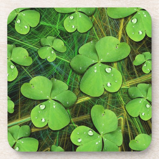 Green Kleeblatt St Patrick's iPhone 5 Case-Mate Getränkeuntersetzer (Vorderseite)