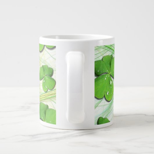 Green Kleeblatt St Patrick's iPhone 5 Case-Mate Jumbo-Tasse (Rückseite)