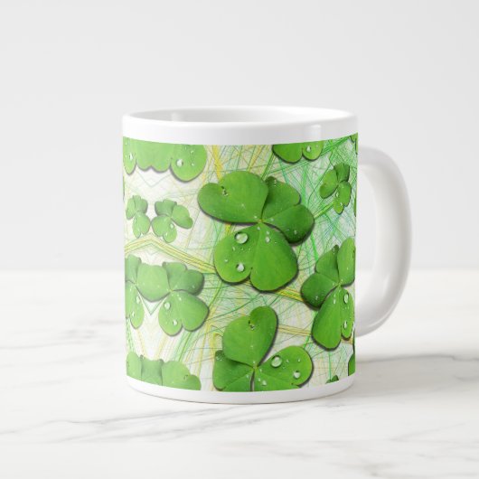 Green Kleeblatt St Patrick's iPhone 5 Case-Mate Jumbo-Tasse (Vorderseite Rechts)