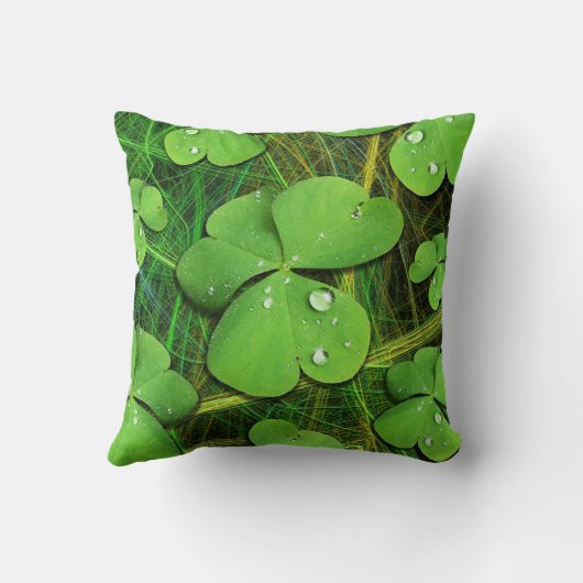 Green Kleeblatt St Patrick's iPhone 5 Case-Mate Kissen (Rückseite)