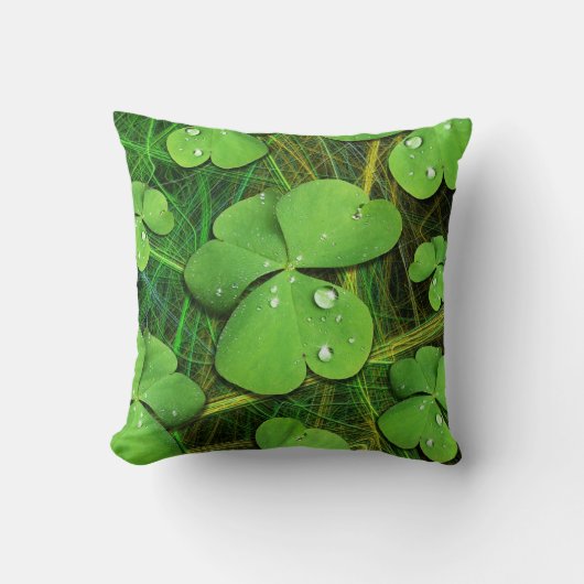 Green Kleeblatt St Patrick's iPhone 5 Case-Mate Kissen (Vorderseite)