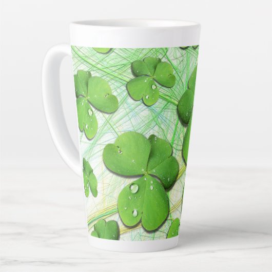 Green Kleeblatt St Patrick's iPhone 5 Case-Mate Milchtasse (Linke Ecke)