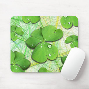 Green Kleeblatt St Patrick's iPhone 5 Case-Mate Mousepad