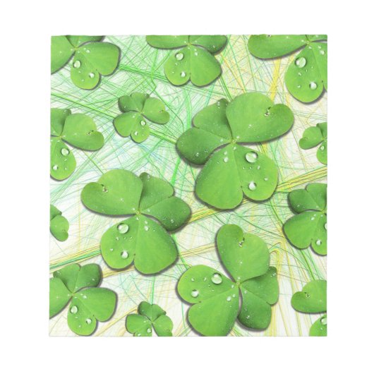 Green Kleeblatt St Patrick's iPhone 5 Case-Mate Notizblock (Vorderseite)