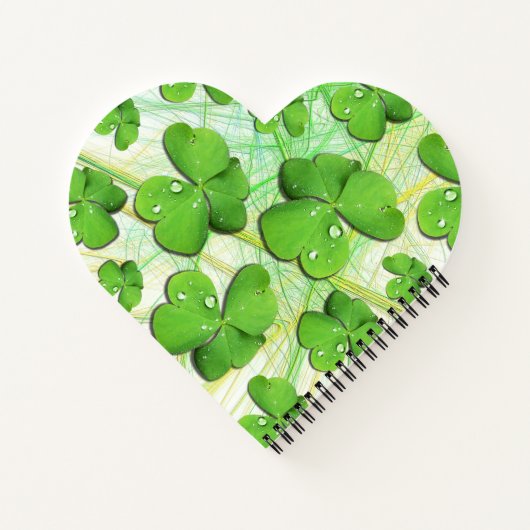 Green Kleeblatt St Patrick's iPhone 5 Case-Mate Notizblock (Rückseite)