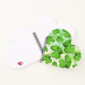 Green Kleeblatt St Patrick's iPhone 5 Case-Mate Notizblock (Innenseite)