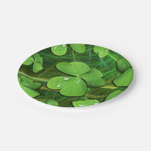 Green Kleeblatt St Patrick's iPhone 5 Case-Mate Pappteller (Schrägansicht)