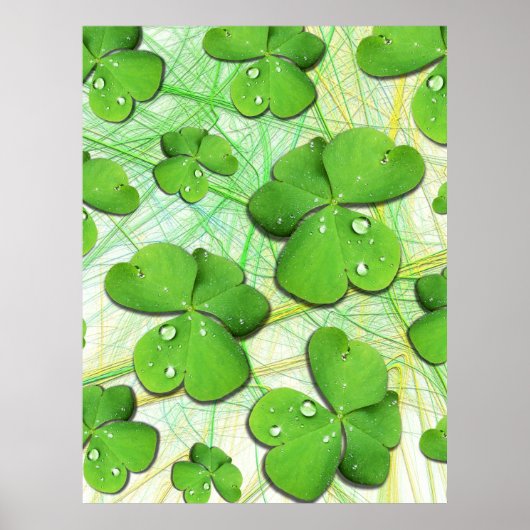 Green Kleeblatt St Patrick's iPhone 5 Case-Mate Poster (Vorne)