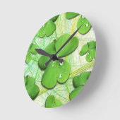 Green Kleeblatt St Patrick's iPhone 5 Case-Mate Runde Wanduhr (Winkel)