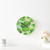 Green Kleeblatt St Patrick's iPhone 5 Case-Mate Runde Wanduhr (Zuhause)