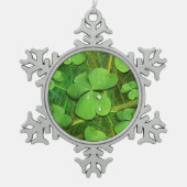 Green Kleeblatt St Patrick's iPhone 5 Case-Mate Schneeflocken Zinn-Ornament (Vorderseite)