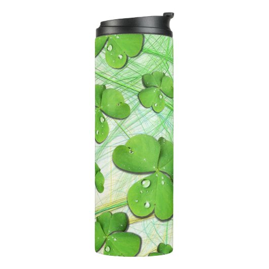 Green Kleeblatt St Patrick's iPhone 5 Case-Mate Thermosbecher (Nach links gedreht)
