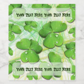 Green Kleeblatt St Patrick's iPhone 5 Case-Mate Weinetikett (Einzelnes Label)