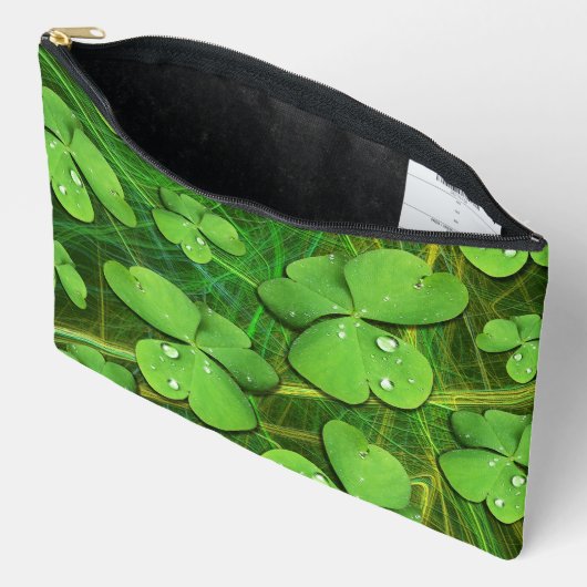 Green Kleeblatt St Patrick's iPhone 5 Case-Mate Zubehörtasche (Offen)