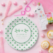 Green Kleeblatt St. Patricks Irish Brautparty Pappteller (Party)