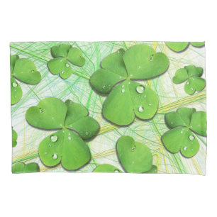 Green Kleeblatt St Patrick's Kissenbezug