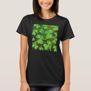 Green Kleeblatt St Patrick's Women's Black T - Shi T-Shirt