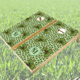 Green Kleeblatt Vintag Clovers Irish Custom