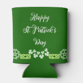 Green Kleeblatts Happy St Patricks Day Party Lucky Dosenkühler (Rückseite)