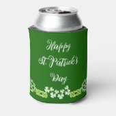 Green Kleeblatts Happy St Patricks Day Party Lucky Dosenkühler (Kanne Rückseite)