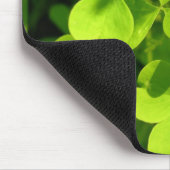 Green Kleeblatts Irish Clover Monogram Mouse Mat Mousepad (Ecke)