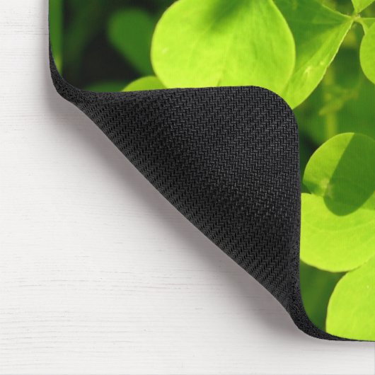 Green Kleeblatts Irish Clover Monogram Mouse Mat Mousepad (Ecke)
