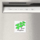 Green Kleeblatts Magnet personalisiert (In Situ (Geschirrspüler))