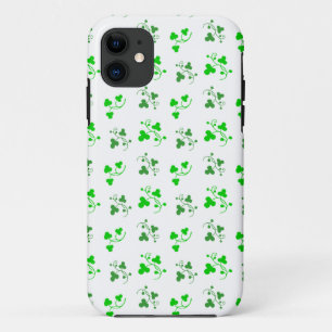 Green Kleeblatts Muster iPhone Case