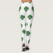 Green Kleeblatts St. Patrick's Day Leggings (Rückseite)